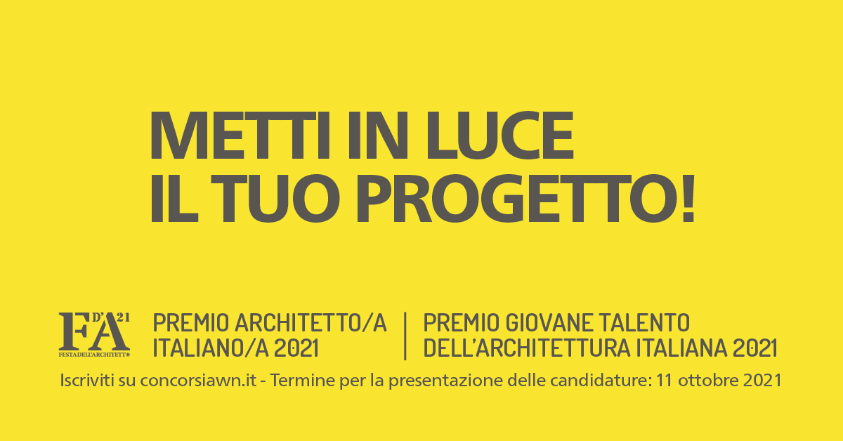 cnappc's tweet photo. 𝙈𝙚𝙩𝙩𝙞 𝙞𝙣 𝙡𝙪𝙘𝙚 𝙞𝙡 𝙩𝙪𝙤 𝙥𝙧𝙤𝙜𝙚𝙩𝙩𝙤
Partecipare è facile! Basta inviare una breve relazione e 10 fotografie dell'opera realizzata.
Hai tempo fino all'11 ottobre per iscriverti sulla piattaforma https://t.co/XL7ExWuxbi.
#FdA21 #ArchitettoItaliano #GiovaneTalento https://t.co/734rUFi1HW