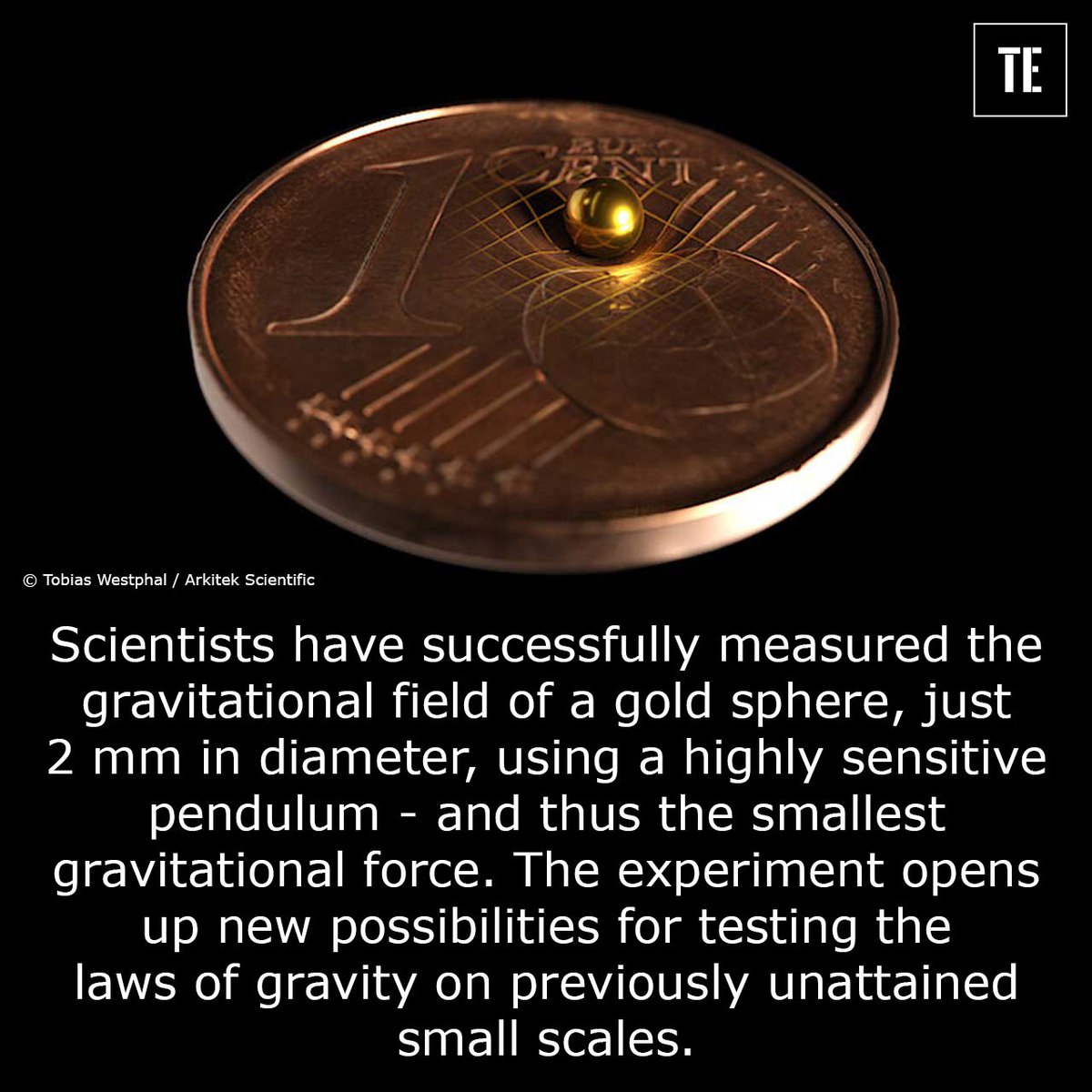 TechExplorist's tweet image. Physicists measured the smallest gravitational force yet.
#gravitationalforces #force #research #gravitationalfield #goldsphere #gravity #science #physics #techexplorist