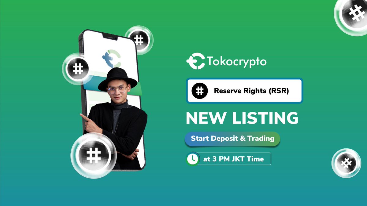 Hi Tokonauts!
Dengan bangga mengumumkan hadirnya token baru  <a href="/holareserve/">Tío Reserve (💸,💸)</a> Token di platform Tokocrypto!
Deposit dan trading $RSR di akun Tokocrypto.com sudah dapat dilakukan.

Selengkapnya bit.ly/NewListing17Sep
Selamat trading, #SalamToTheMoon

#newlisting #RSR