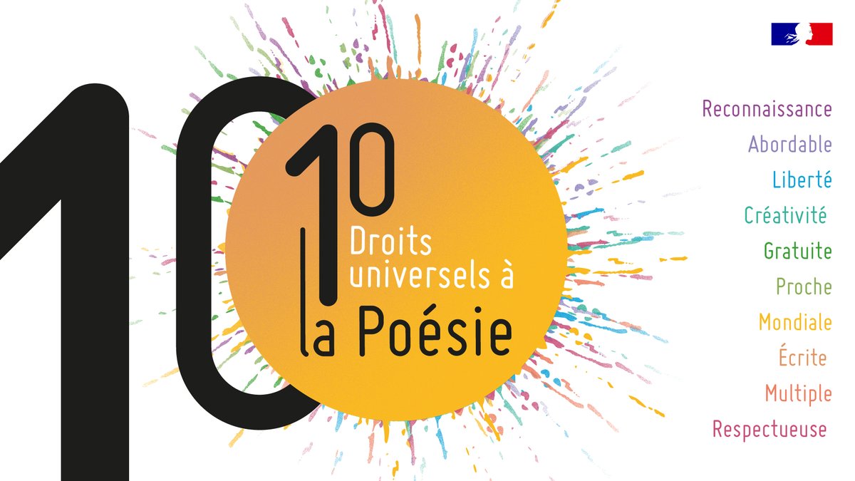 📢Déclaration des droits universels à la #poésie
➡ Des acteurs de l’#éducation, de l'édition &amp; de la culture se mobilisent autour de #BernardFriot pour promouvoir la poésie à l’école.
<a href="/reseau_canope/">Réseau Canopé</a> va proposer des webinaires &amp; un podcast, restez connecté droitsalapoesie.fr