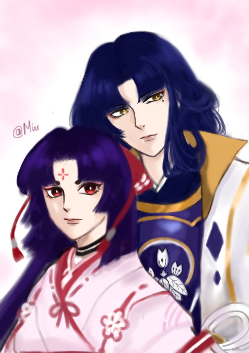 Julian_Miu's tweet photo. Onikiri x Yotohime
art by me
#妖刀姫 #陰陽師 #鬼切 #onmyoji #onikiri #yotohime https://t.co/rPpgg1g7m3