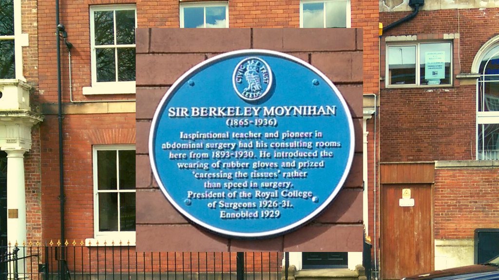 blueplaqueslee1's tweet photo. Yesterday @wthirskgaskill mentioned one of my favourite Blue Plaques. I used to walk past this regularly and could never get past the sentence "caressing the tissues" but in honesty it's lovely to think of doctors in those actually caring #blueplaquehistory https://t.co/f6s4lZdVWA