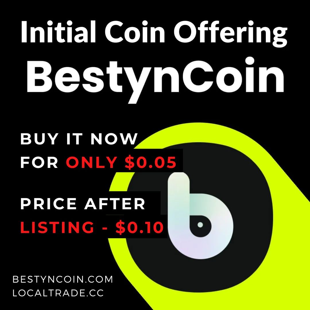 BestynCoin's tweet photo. Invest in Bestyn - the App of all Small Local Businesses &amp; Communities!💯

✅ BUY Bestyn Coin at the Price of $0.05 before it increases to $0.10!

Visit the website for more information: https://t.co/YxVRCr8eoD

 #invest #BESTYNCOIN #BANI #crypto https://t.co/Sz8Pvzx5Yk