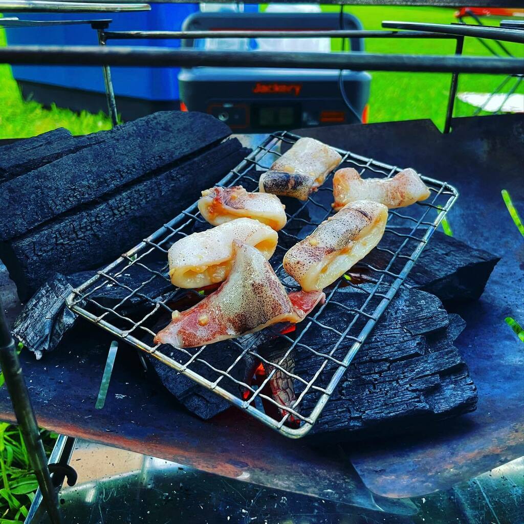 marumeganehenry's tweet photo. いかにもイカなガーリックテイスト🦑🧄#キャンプ #キャンプ飯 #イカ #にんにく #アウトドア #camp #camping #campcooking #outdoor https://t.co/x9DTfF9DRR https://t.co/NT1gtfQrWI
