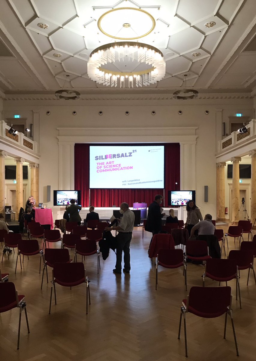 We‘re representing <a href="/kinetarium/">KINETΛRIUM</a> at @silbersalzhalle in Halle today. Very excited about the upcoming talks! #science #media #art