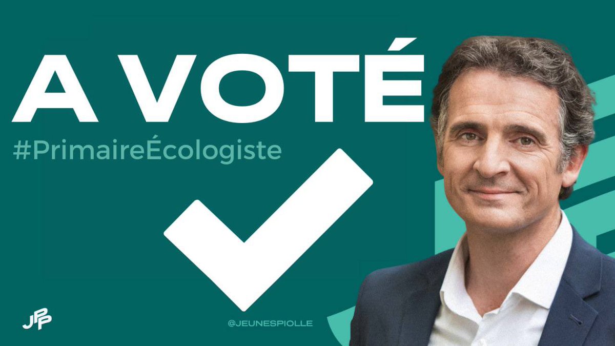 #JeVotePiolle pour fédérer autour de l’écologie politique, gagner en 2022 et transformer la société 💚♥️

#PrimaireEcologiste #LecologieLespoir