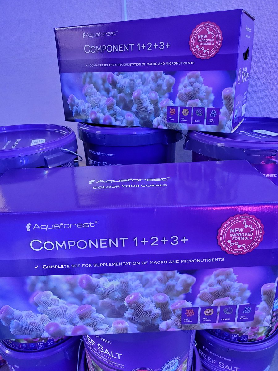 coralmonster2's tweet photo. 先日吉岡店長がインスタライブで紹介したAquaforest COMPONENT 1+2+3+ 名古屋店にも入荷しております。是非お試し下さい。
#サンゴ #sps #ミドリイシ #aquaforest https://t.co/RZdolil0oh