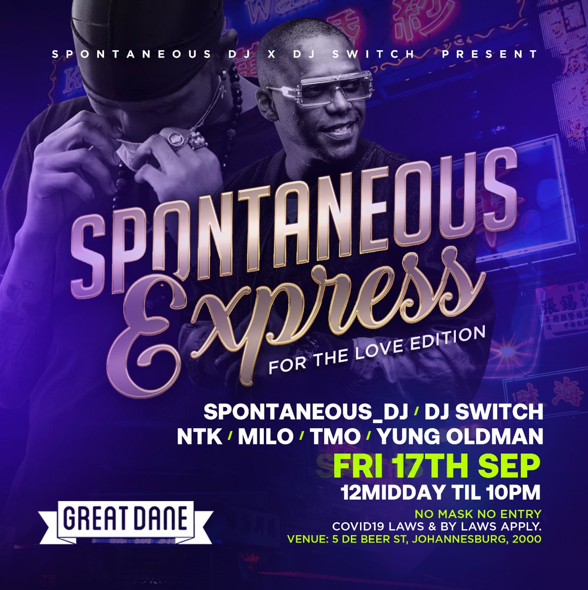 inv_dj's tweet photo. 🚨🚨🚨
#SpontaneousExpress
#WakeNBakePlaylist
#SubSessions
#FridayatDane https://t.co/mORsWQqUbt