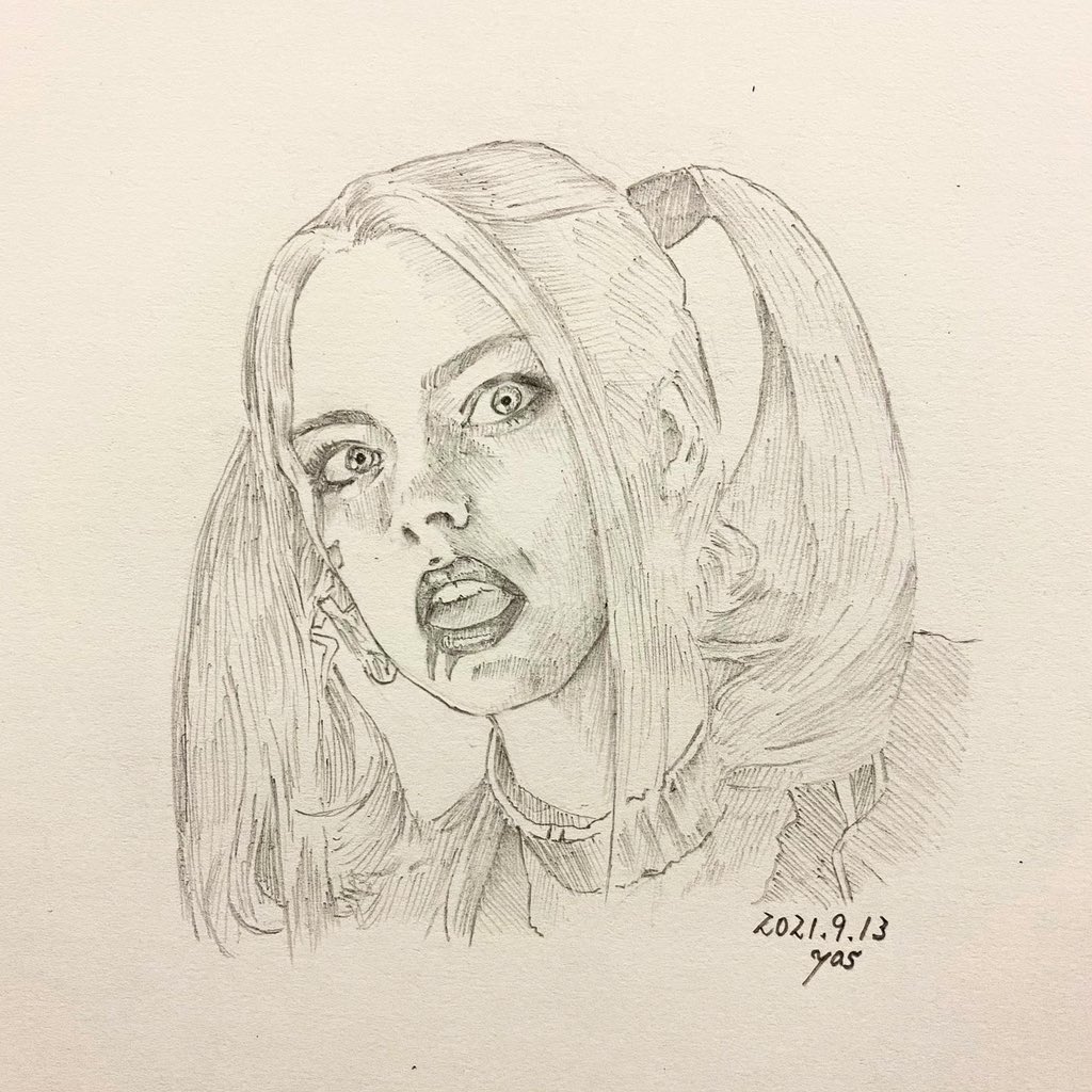 sakura_pix's tweet photo. マーゴット・ロビー。
ハーレイクイン含め彼女を描くのは三度目。
#magotrobbie #harleyquinn https://t.co/BcJCKXR3RC