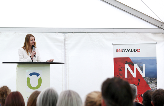 Innovaud's tweet photo. Jeudi 9 septembre dernier, devant plus de 120 personnes, Innovaud a célébré l’adhésion de l’@Agropole_Swiss aux technopôles vaudois 👏 Retour en images avec @sfnvalley @EHLnews @EPFL @Aero41O @ecoRobotix @SmartLettuce @alpiremolo 🌱 #VDTech #SwissTech #food #nutrition #agtech https://t.co/DbUD1FX38Y