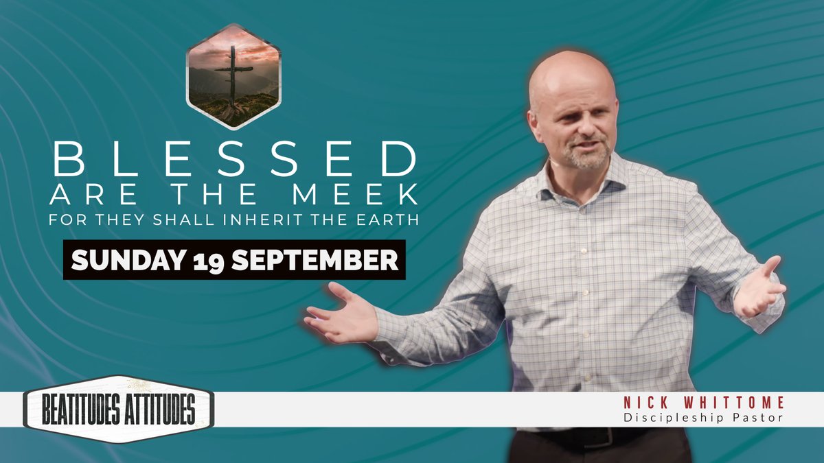 bcc_tweets's tweet photo. Join us this Sunday 19th September at 11.15am on our YouTube channel at https://t.co/GhOlebNiTO for live worship and a message entitled "Blessed are the Meek for they shall inherit the Earth" with Pastor Nick Whittome! #EncountersWithJesus #BCCLife #BirminghamCityChurch https://t.co/7wpQ8HAHx0