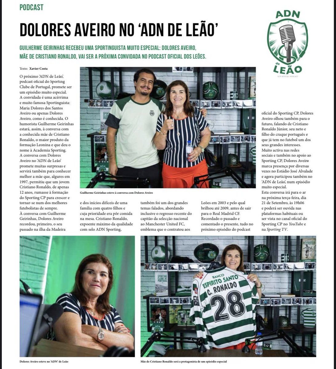 racadeleao_'s tweet photo. Dolores Aveiro no próximo ADN de Leão 💚 https://t.co/d8ddObI9vV
