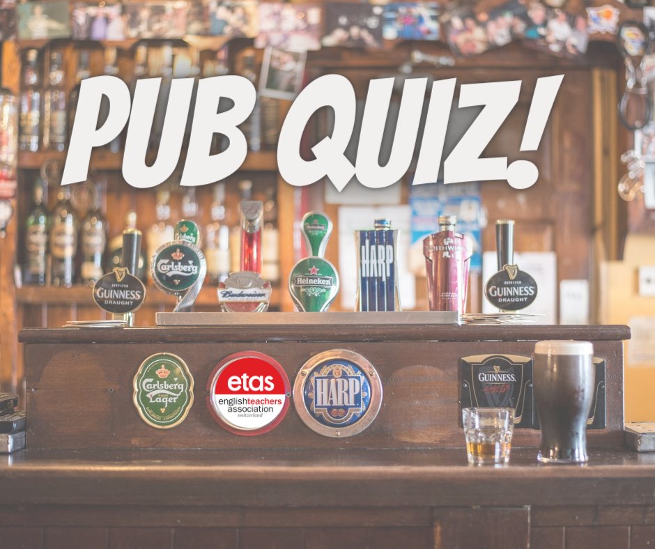 ETAS_CH's tweet photo. Think you know it all? We beg to differ!
Join quiz masters Madeleine Biber and Matt Firth for our first ever virtual Pub Quiz! Come for the trivia -- stay for the laughs!
Tuesday, 21 September, 8:00-9:30 pm 
https://t.co/ErcOdm9Re0 https://t.co/QImCHIt60c
