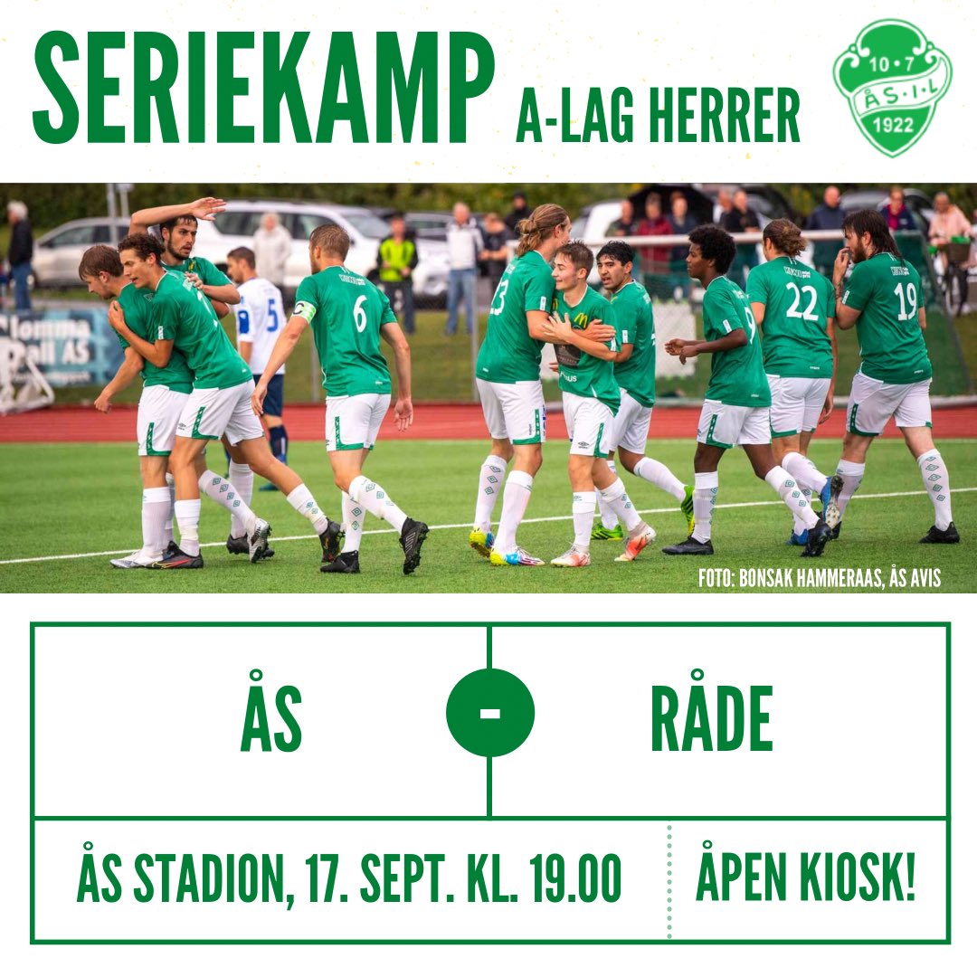Hjemmekamp mot serieleder Råde i kveld⚽️💚