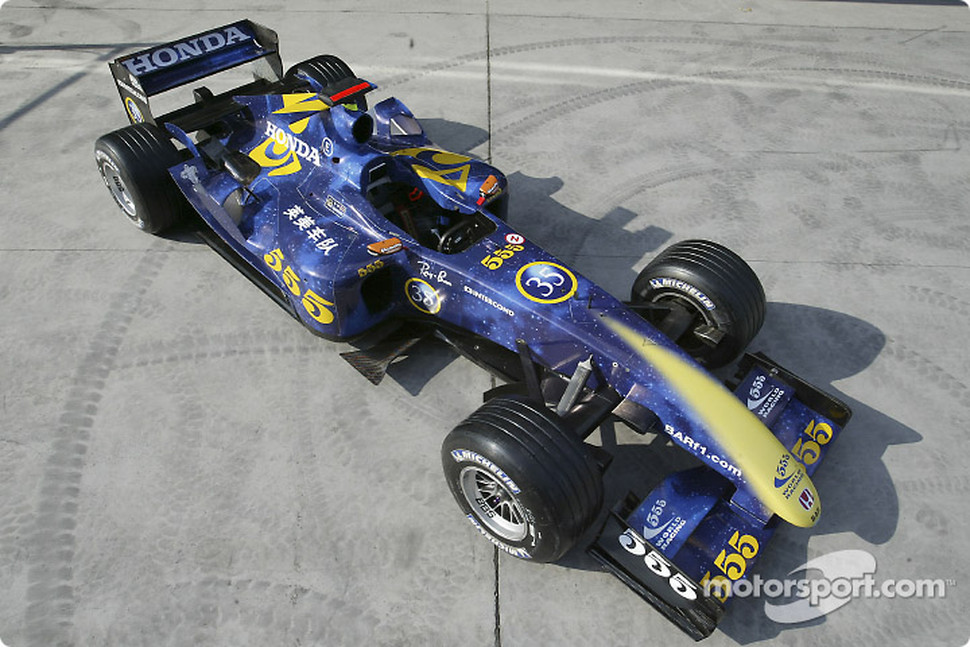 Anthony Davidson, BAR-Honda 006, 2004 Shanghai. This special 555