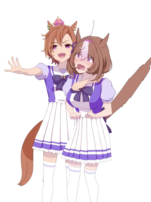 いいね、リツイートありがとうございます仕事の疲れに効きます全体画像です#ウマ娘 #メイショウドトウ  #テイエムオペラオー 