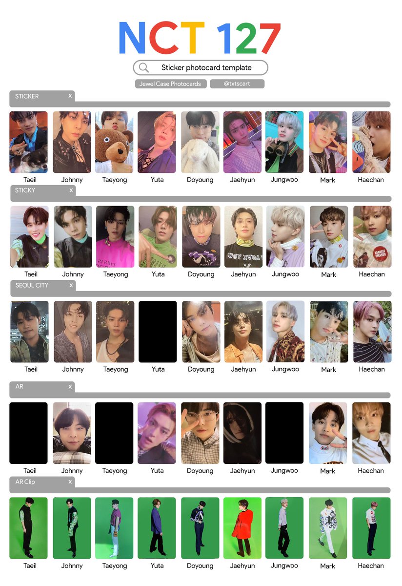 NCT127 Sticker テヨン Deluxe デラックス US トレカ NCT127 Sticker