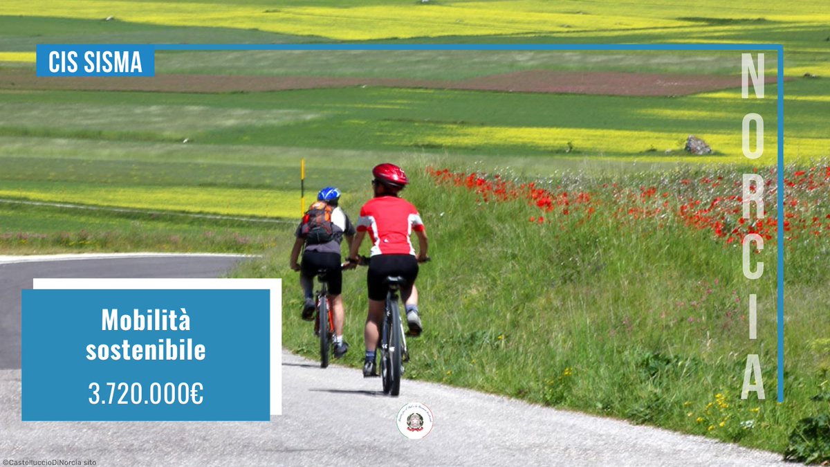 SudECoesione's tweet photo. 🌼 Ammirare Castelluccio e la fioritura sarà più facile e sostenibile, grazie agli interventi del #CISsisma.
In Umbria altri investimenti per la ciclovia di S. Rita, l'area industriale di Spoleto, la riqualificazione di diversi Comuni. L'elenco completo▶️https://t.co/kiAvUqhLVK https://t.co/pgkiXnHonm