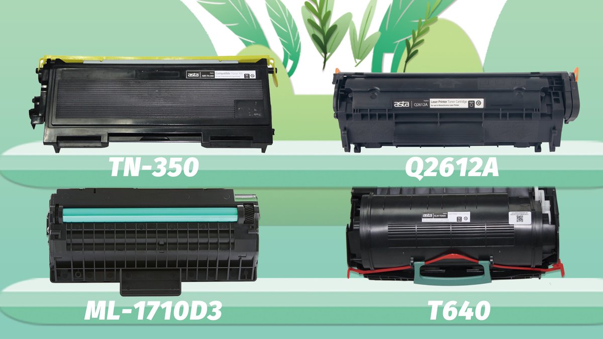 AstaToner's tweet photo. Environmental Protection Toner Cartridge -No waste powder TN-350 Q2612a ML-1710D3 T640 https://t.co/si3JpR6bHu
