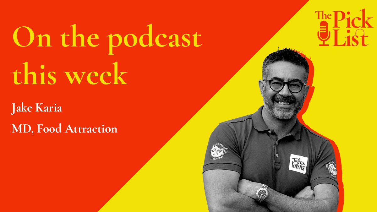 The Pick List is back! Jake Karia founder and MD of Food Attraction, joins <a href="/juliaglotz/">Julia Glotz</a> to talk about the supply chain crisis, cost inflation, why he thinks c-stores should be stocking more challenger brands, what’s next in food to go and more.
🎧Listen: open.spotify.com/episode/6jnfdI…