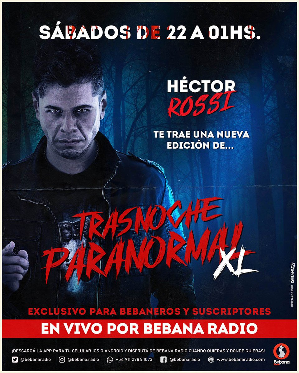 💥((( EN VIVO )))💥
 #BebanaParanormal
📢 Escuchanos : solumedia.com.ar/radios/7537/
📲Bajate  la APP: play.google.com/store/apps/det…
💣¡ Escuchanos 
🖖Suscribite y ayudanos: mercadopago.com/mla/debits/new…