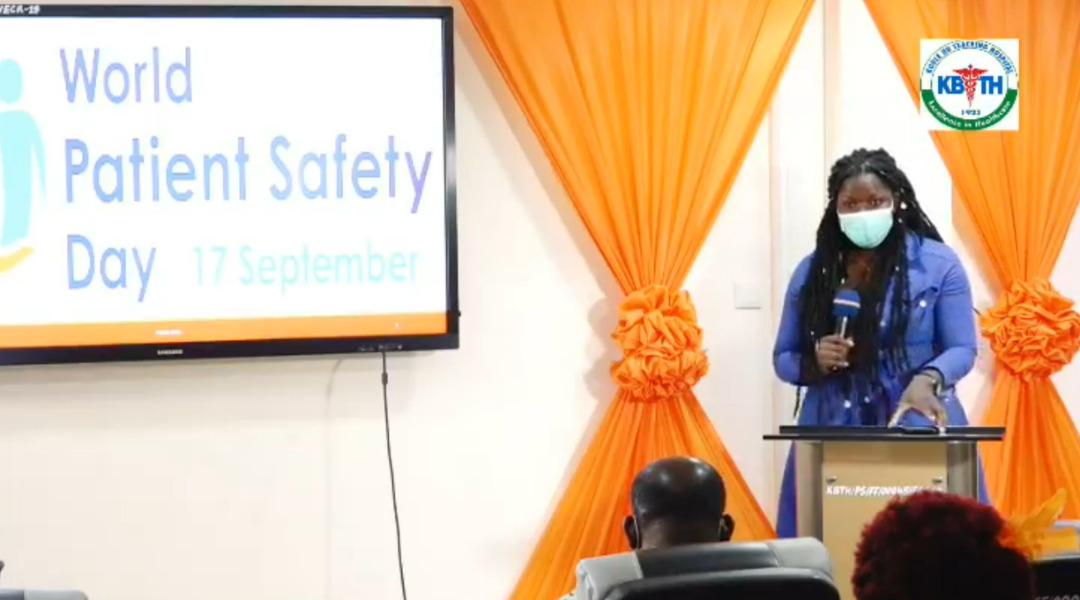 TheKennethDarko's tweet photo. .@Phyl_Osei addressed medical practitioners at Korle Bu Teaching Hospital🏥 as part of World Patient Safety Day. A very insightful take on the administration of healthcare in the country. https://t.co/UtzdxJN8jQ