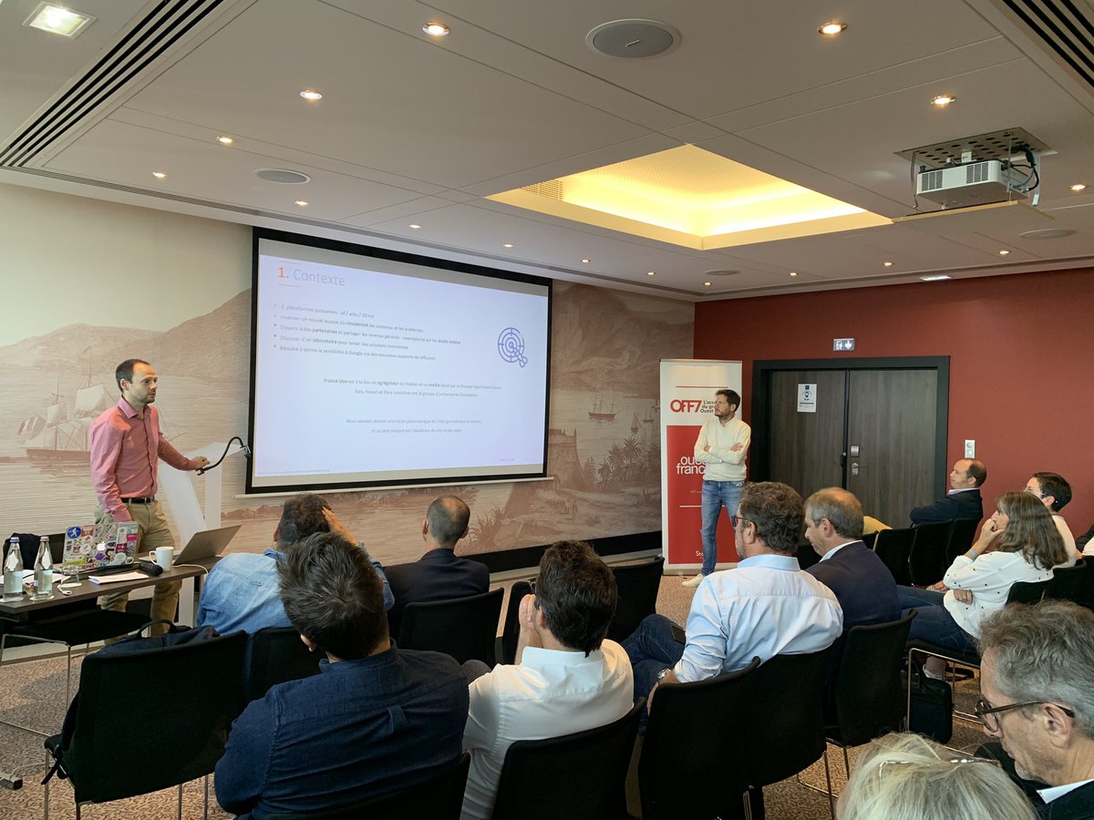 Au tour de Samuel et Cédric de nous présenter la plateforme d’actualité locale <a href="/FranceLive/">France Live</a> #lesrencontresOff7