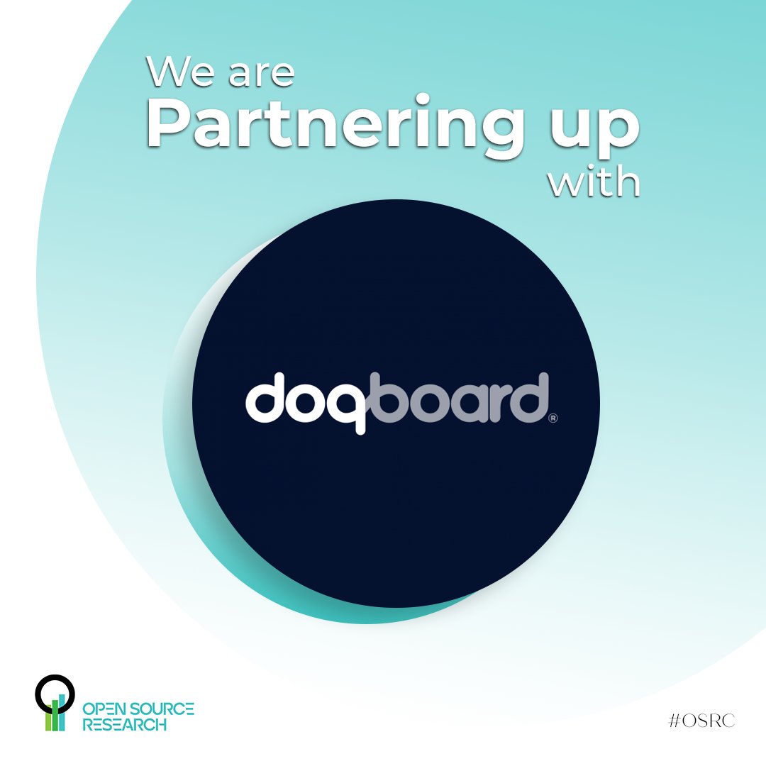 🤝 OSRC x <a href="/Doqboard/">DOQBOARD</a> 🤝

We are thrilled to announce our collaboration with Doqboard!

We are happy to have you onboard with us!

Visit our website through here ➡️ opensourceresearchcollaboration.net

#AI #IT #OSRC