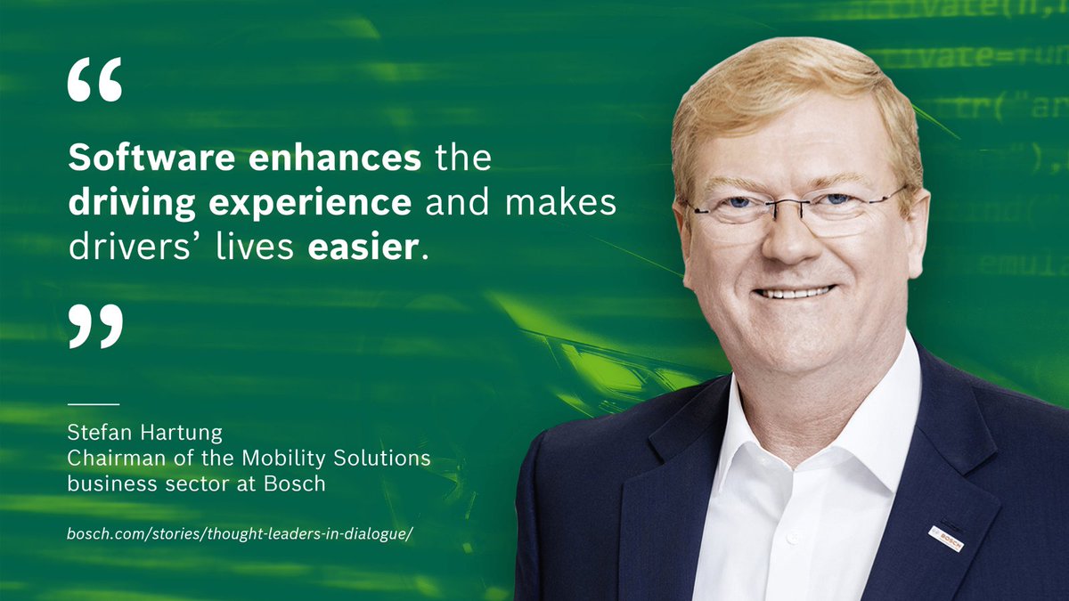 BoschGlobal's tweet image. 🚘🌐 With #vehiclesoftware becoming ever more important, &quot;automotive suppliers are becoming #software companies for mobility,&quot; says Stefan Hartung, chairman of the Bosch Mobility Solutions business sector. Find out, what this means: bit.ly/AutomotiveSoft… #BoschIAA #IAA21