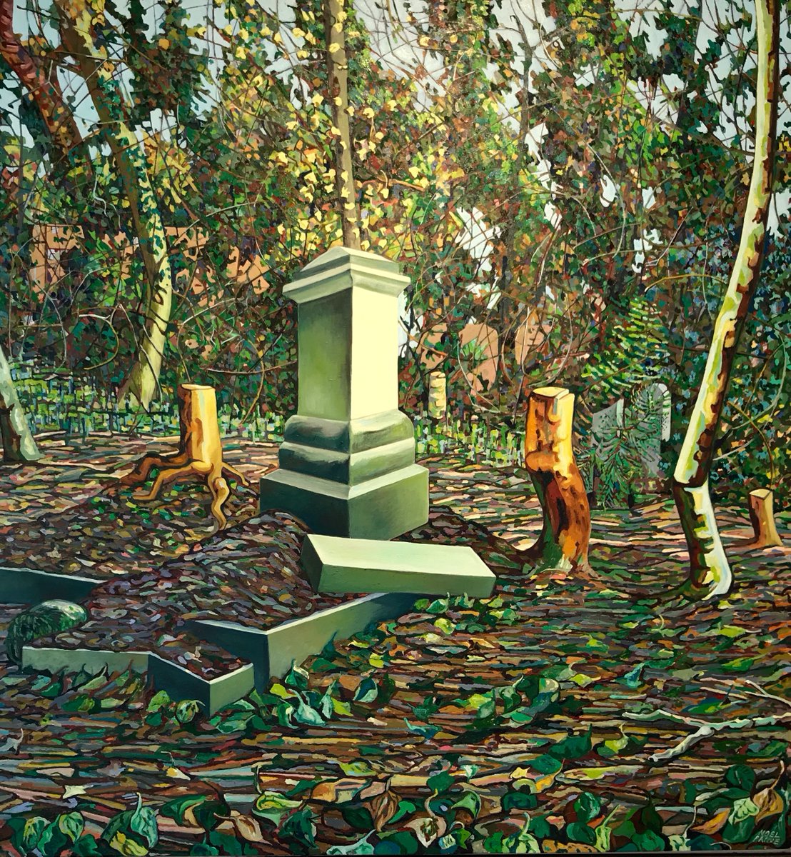"It is the colours and shapes of landscapes that intrigue me at the very beginning of a painting (...) ‘How could I put these visual sensations that I see in front of me onto a canvas in paint?'" - Noel Paine

Available at Goodluck Hope &amp; on our website buff.ly/3tIpSUt