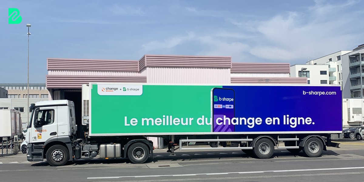 💥 BREAKING NEWS : Un camion de notre partenaire Migros Genève est à nos couleurs ! 
😮 Genève, Nyon ou Gland : ouvrez grand les yeux pour ne pas le manquer ! 
#bsharpe #migrosgeneve #camion