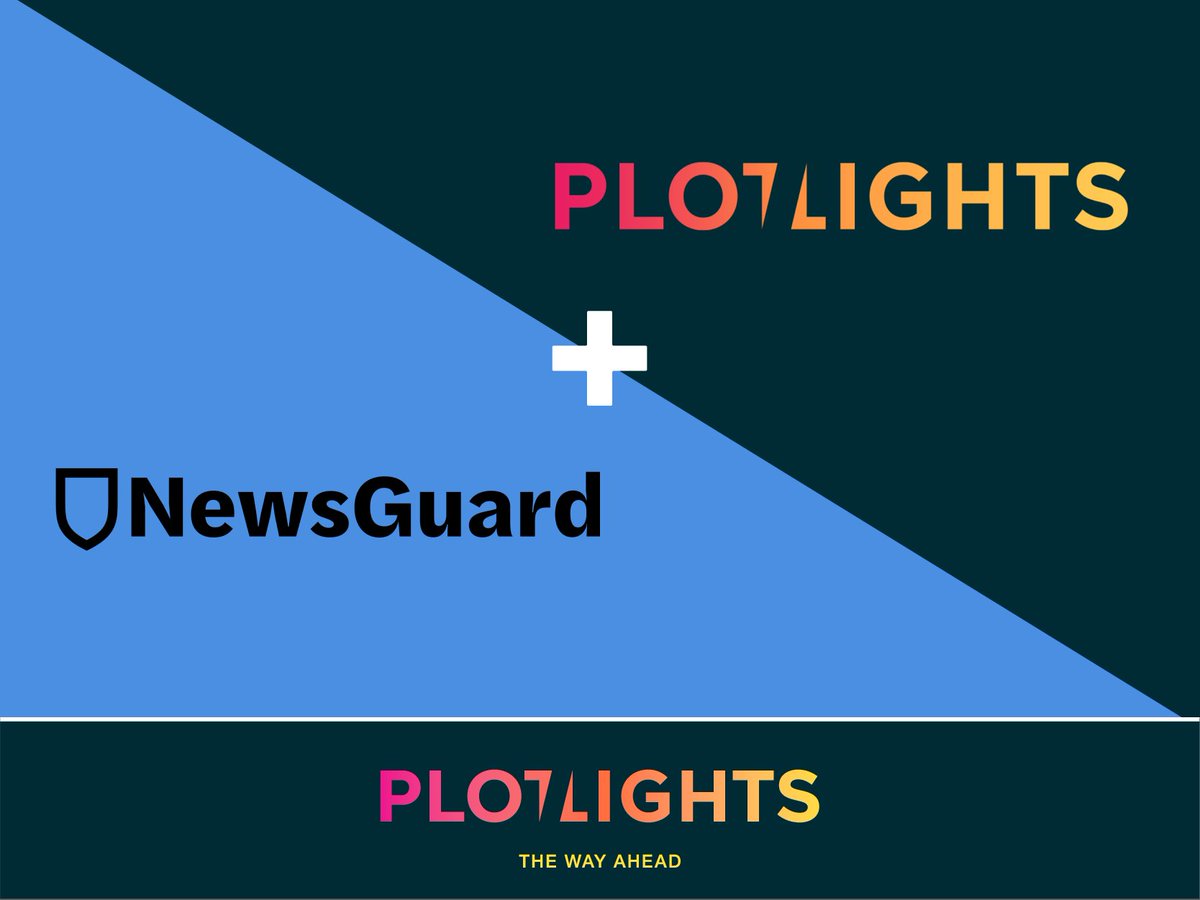 #Misinformation can cause massive reputation damages - That's why Plotlights partnered with <a href="/NewsGuardRating/">NewsGuard</a> to add a data-driven protection layer to brands’ #communication strategies.

More info: plotlights.com/plotlights-new…

#brandsafety #pr #marketing #branding #digitalmarketing
