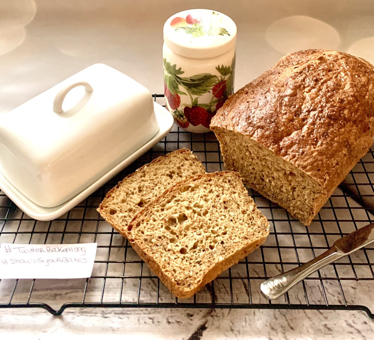 marybethxx6's tweet photo. If you didnโt grow up being given a slice of bread and jam to shut you up till tea time then you havenโt lived ๐๐ #granarybread #showusyourbakes #twitterbakealong @thebakingnanna1 @Rob_C_Allen ๐๐๐ https://t.co/YJZJlRCO4H