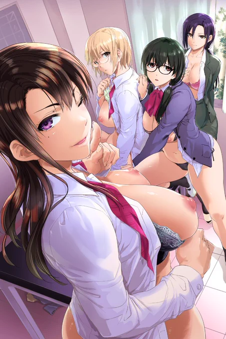 24日に単行本『ハーレム・カルト sideHAREM』が出ます。濃度ちょっとその辺にない漫画です。
今どき上下巻・・・! 