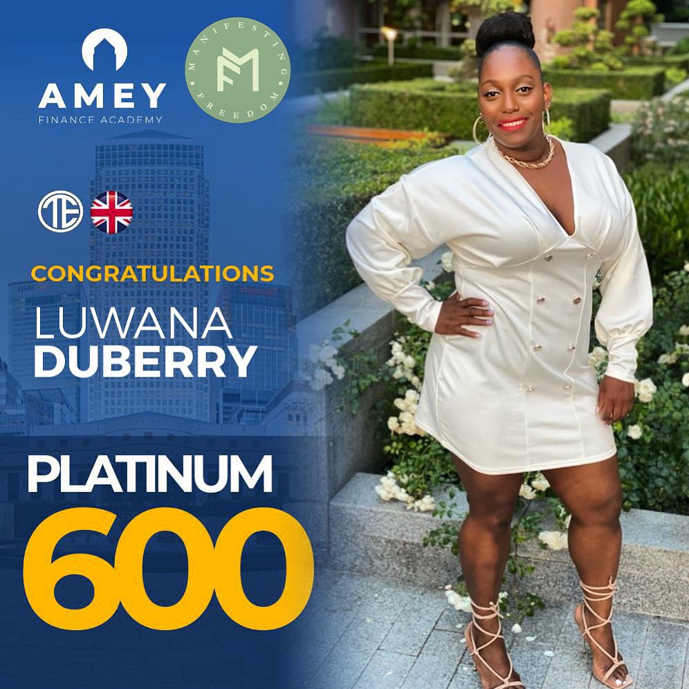 ameyfinance's tweet photo. NEWLY PROMOTED 🚨
⭐️ PLATINUM 600 ⭐️

♠️ Luwana Duberry ♠️

Huge congratulations to Luwana @i_am_luwana_duberry_ who has now hit the fantastic rank of P600 🎉 

You are now earning a residual income of $7,200 a year. Well done girl!!!
 
#platinum600
#ameyfinanceacademy https://t.co/gov9BKQkc4