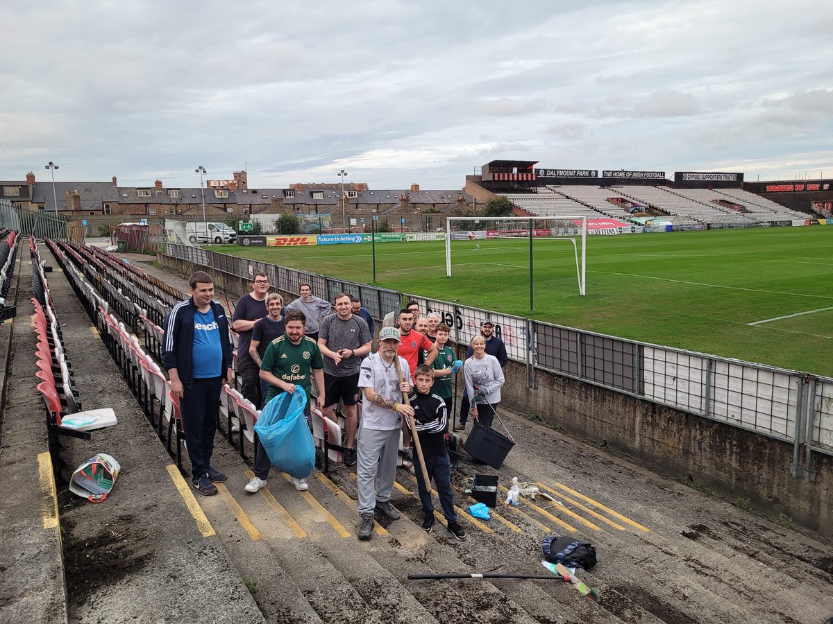 bfcdublin's tweet image. 🧹 A big thanks to all the volunteers who showed up last night to clean the Des Kelly Stand ahead of tonight’s visit of Maynooth University Town in the FAI Cup.