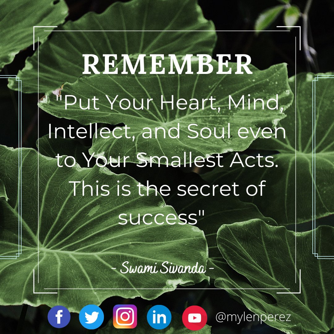 mylen_perez's tweet photo. 👉We should always learn to put our effort, mind, and heart even to a very little things we do and enjoy every successes out of it. Then always take pride in every small accomplishment . 🏆
✔️ Visit our website to find out more.
#mylengva#followmpinnovatives #firsttimefreelancing https://t.co/d3zD6Mbwyb