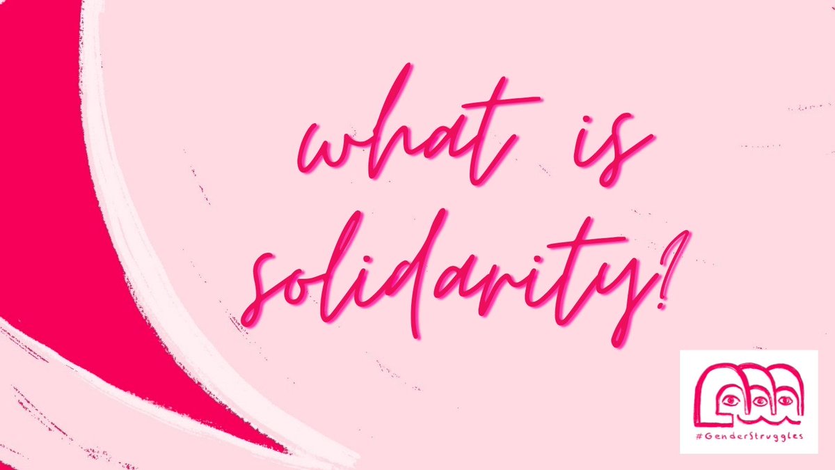 StrugglesGender's tweet photo. Question of the week is: What is solidarity?

As the #GenderStruggles team we ask:
*How do we define solidarity (or solidarities)?
*What are the concepts, principles, bodies that form solidarities?
*What shapes do solidarities take in transnational and digital contexts? https://t.co/Pnb63YDDcp