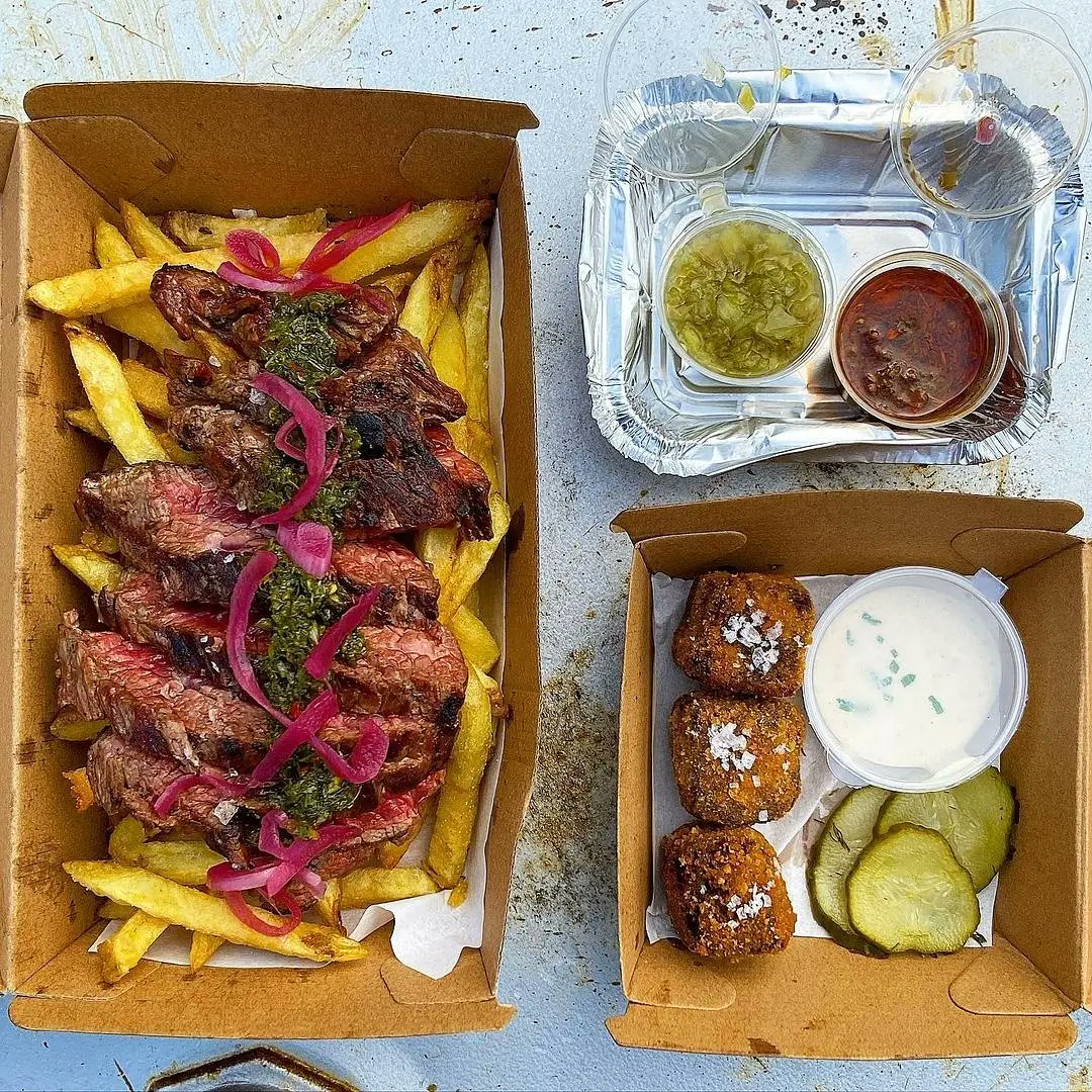 Grass-fed bavette and beef shin nuggets on a mission

If you have already heard the news, that's great! If not, here it goes 👉

TODAY we are launching our takeover of  the Greyhound in Peckham showcasing our renowned grass-fed steaks. 

50% off the whole menu

#peckham