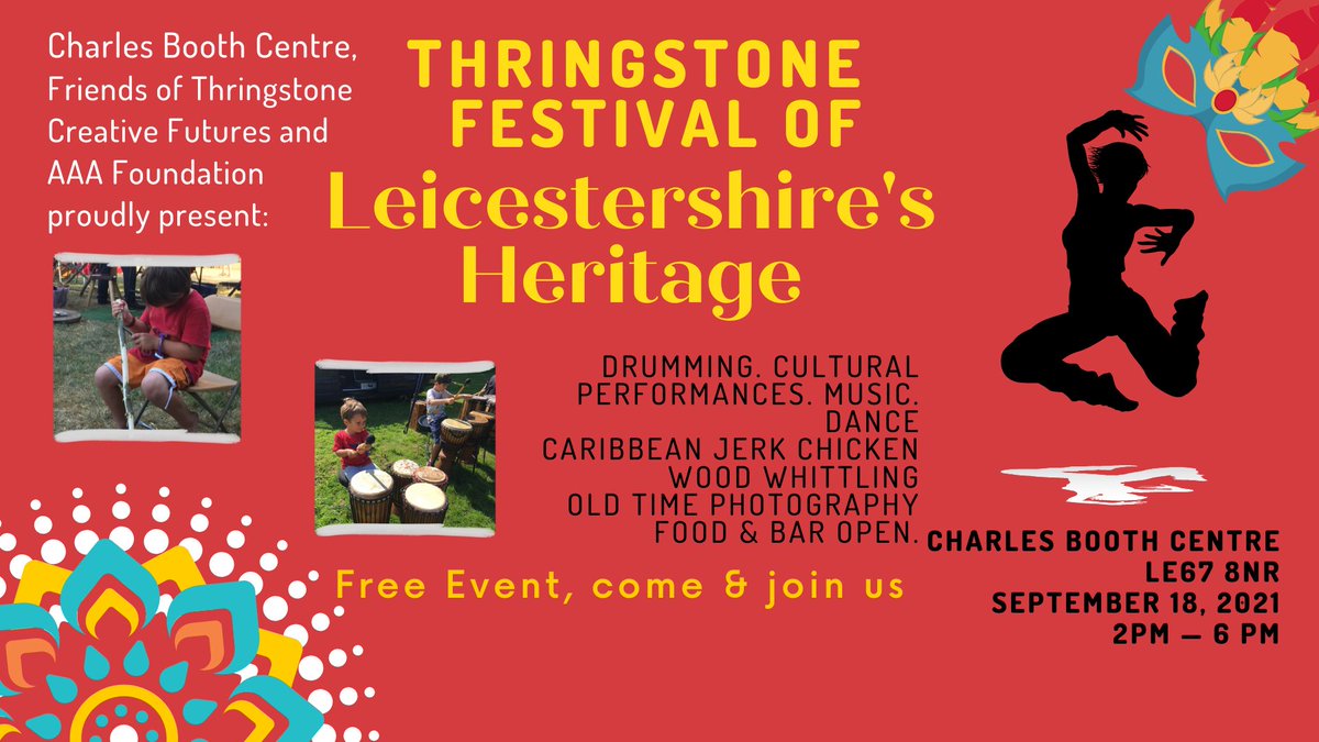 CharlesBoothC's tweet photo. Super excited about this and so looking forward to bringing some of our county capital's rich heritage and culture to our little village.
There's Caribbean Jerk Chicken, Drumming, traditional curry, Carnival Dancing, Wood Whittling  &amp; more - and it's all FREE!!! https://t.co/5Q9ErvSzl3