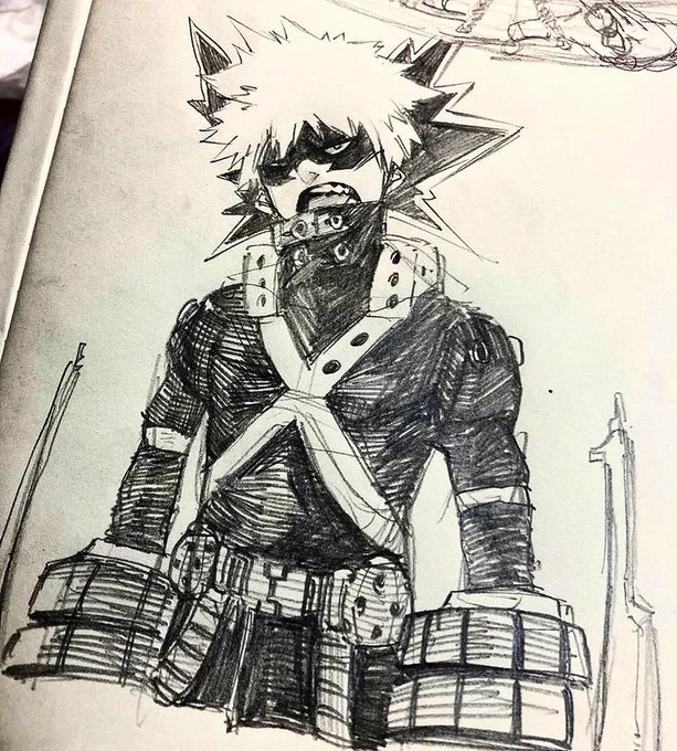 前描いた爆轟ラクガキ 
