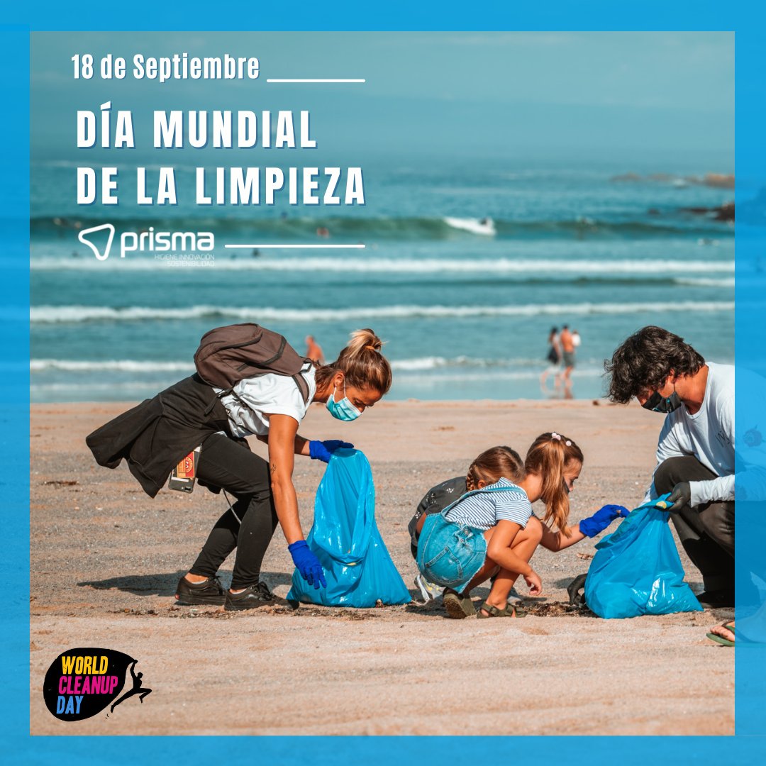 PrismaaSL's tweet photo. 🌎Mañana, 18 de septiembre, se celebra el Día Mundial de la Limpieza. Este día tiene como objetivo promover la limpieza del planeta🌱
#WorldCleanUpDay #DíaMundialDeLaLimpieza #limpieza #reciclaje #sostenibilidad https://t.co/6gyZLZHyig