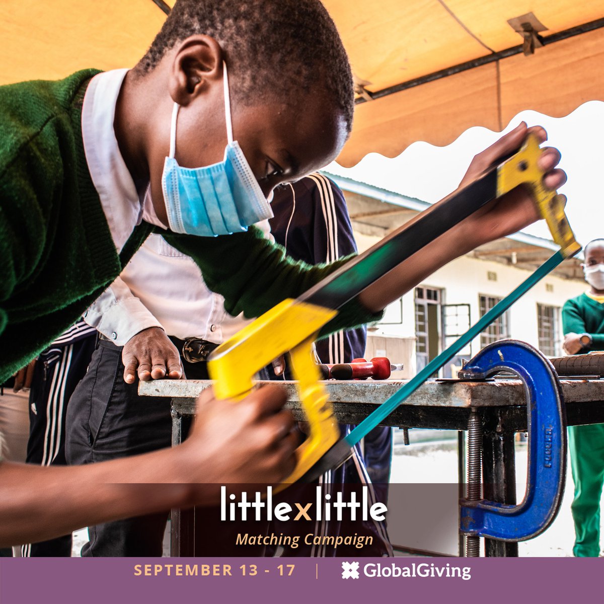 You still have time to get your donation of up to $50 matched at 50% through <a href="/GlobalGiving/">GlobalGiving</a>'s #LittleByLittle campaign-but don't delay, matching ends at midnight EST today! Help us help Tanzanian youth who make local technology to support their society now: globalgiving.org/projects/help-…