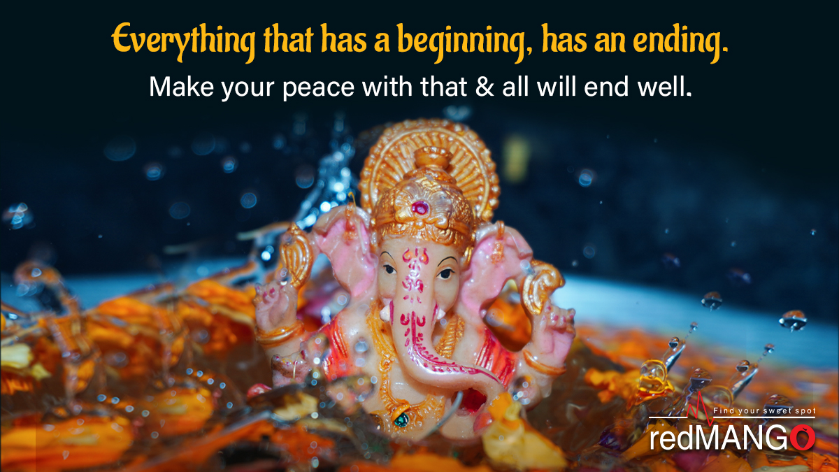 RedmangoA's tweet photo. Everything that has a beginning has an ending!
Make your peace with that &amp; all will end well.
#anantchaturdashi #ganeshutsav #ganpati #bappacomesoon #telecom #redmangoanalytics https://t.co/OrB7r1LF9X