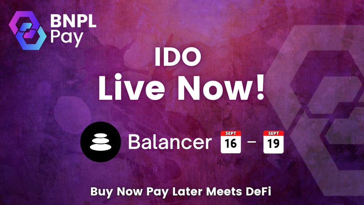 bnplpay's tweet image. 🤔Why did we choose Balancer?

✅The Balancer LBP system encourages fair price discovery &amp;amp; equal opportunity for all, while discouraging:

❎ Bot Front-Running
❎ Price speculation
❎ Whale manipulation

📢#IDO 𝐋𝐈𝐕𝐄 𝐍𝐎𝐖!🔗BNPLPay.io

$BNPL #BNPL #DeFi $ETH