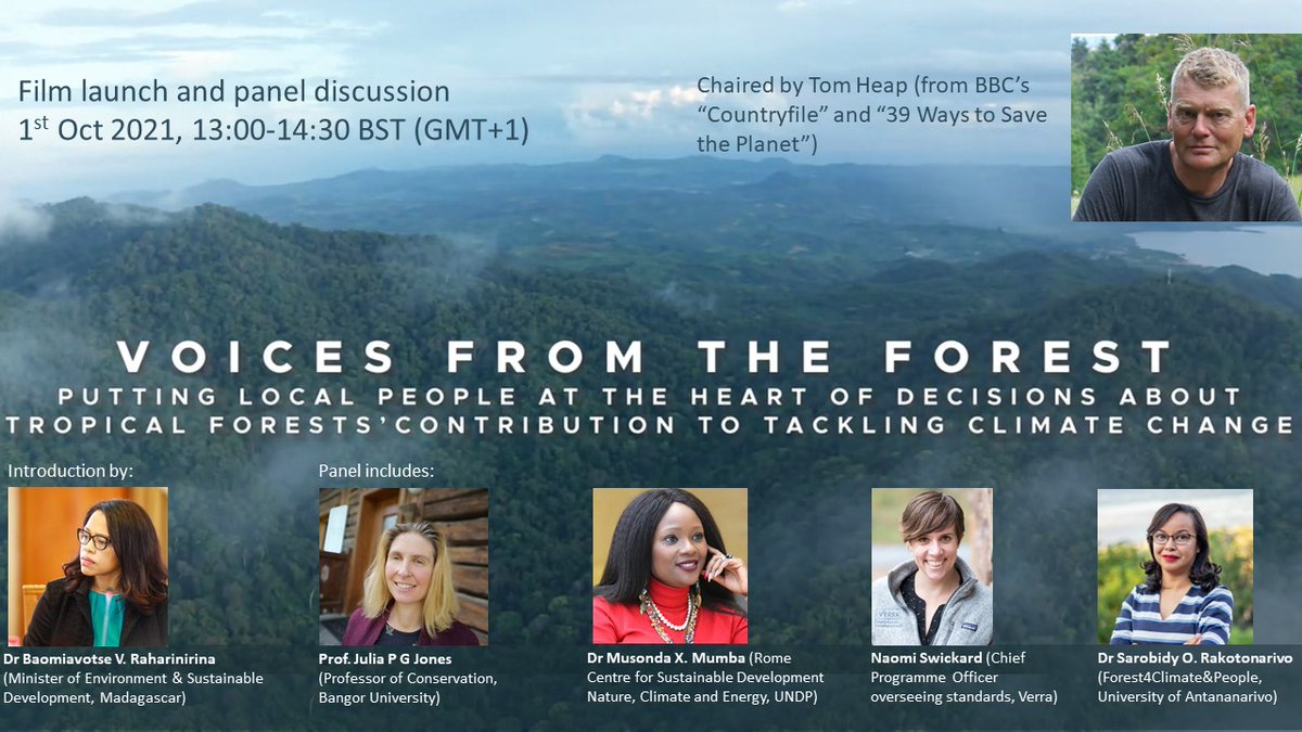 juliapgjones's tweet photo. We've made a film to try and bring local voices from the forest frontier into the heart of international policy debate around forests as Nature Based Solutions to climate change. Film launch (with AMAZING panel) on 1st October. Book your free place: https://t.co/YlMXjmZZZ8 https://t.co/IilUXYamWo
