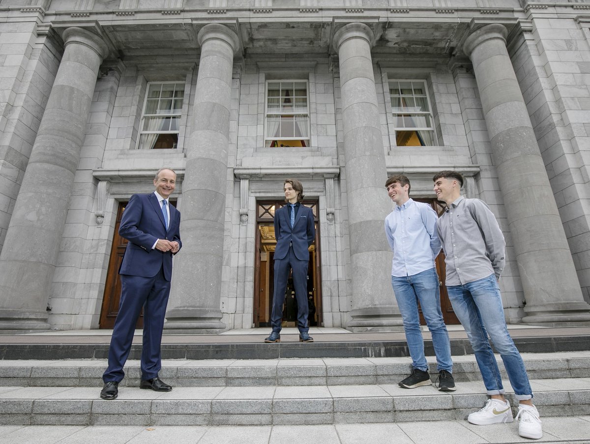 Micheál Martin (@michealmartintd) on Twitter photo Best of luck to Gregory Tarr, Cormac Harris and Alan O’Sullivan at the EU Contest for Young Scientists this weekend.
Great to see such talented students flying the flag for Ireland, and Cork, on the international stage.
<a href="/BTYSTE/">BT Young Scientist</a> #EUCYS2021 Best of luck to Gregory Tarr, Cormac Harris and Alan O’Sullivan at the EU Contest for Young Scientists this weekend.
Great to see such talented students flying the flag for Ireland, and Cork, on the international stage.
<a href="/BTYSTE/">BT Young Scientist</a> #EUCYS2021