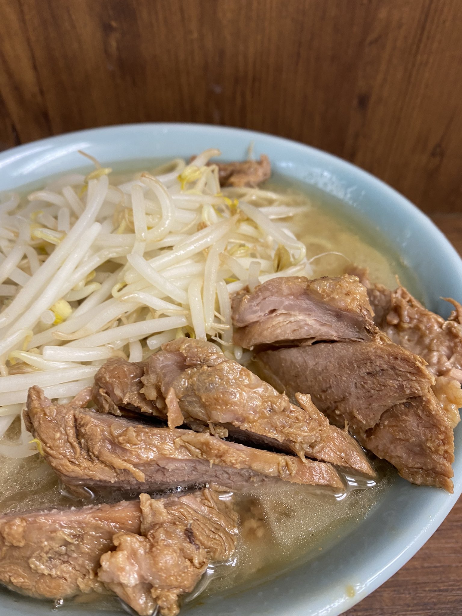 ラーメン狂時代 ラーメン二郎池袋東口店 豚入り 850円 麺固め ヤサイ少なめ 池袋東口店でこんなに分厚い豚は久しぶり 腹いっぱい 若い女性の助手はだいぶ慣れてきたみたい 麺上げも上手にこなしていた ラーメン二郎池袋東口店 ラーメン二郎 ラーメン狂時代 ラーメン二郎池袋東口店 豚入り 850円 麺固め ヤサイ少なめ 池袋東口店でこんなに分厚い豚は久しぶり 腹いっぱい 若い女性の助手はだいぶ慣れてきたみたい 麺上げも上手にこなしていた ラーメン二郎池袋東口店 ラーメン二郎
