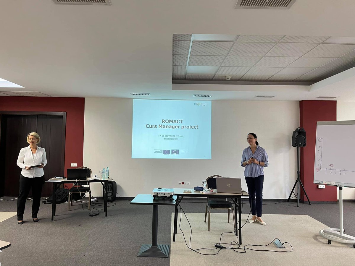 ROMACT_EC_CoE's tweet photo. 📝Today #ROMACT starts the training series on project management & public procurement to increase the capacities of #localgov from #Baraolt, #Darmanesti, #Dorohoi, #Ineu, #Moinesti, #OdorheiuSecuiesc, #PoduIloaiei, #SatuMare, #Ulmeni, #ValealuiMihai in🇷🇴
#EU4Roma #inclusion https://t.co/KhC9wCar28