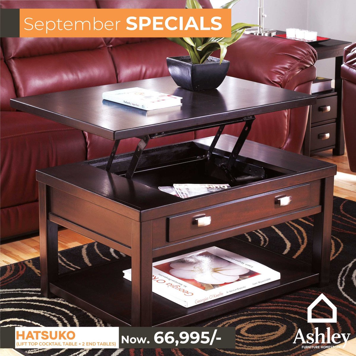 TwoRivers_KE's tweet photo. Looking for chic and contemporary furniture pieces, visit the @Ashleyfurn_KE and check out the Hatsuko coffee table set. #SeptemberOffers #Homedecor https://t.co/V7xaOt34xn
